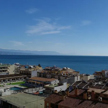 Studio In Torremolinos, With Wonderful Sea View, Pool Access, Furnished Balco... Apartament